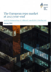 ICMA ERCC Briefing note - The European repo market at 2023 year-end - January 2024